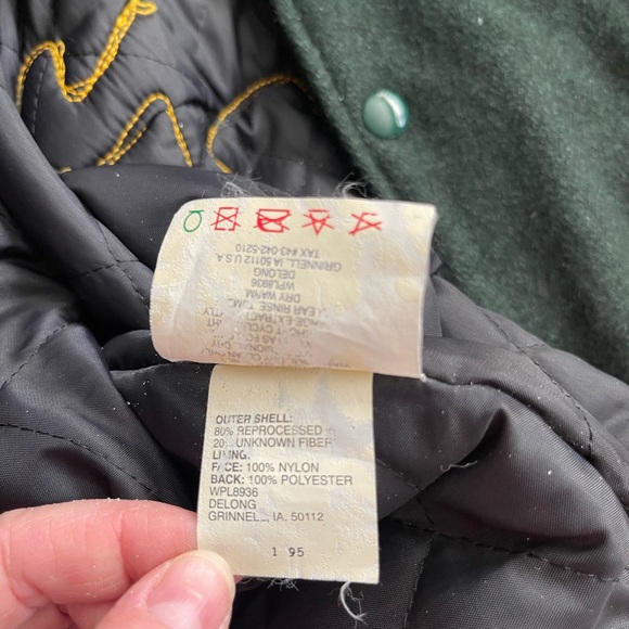 Vintage Delong Varsity Letterman Jacket Peoria Panthers 97 - Picture 11 of 15